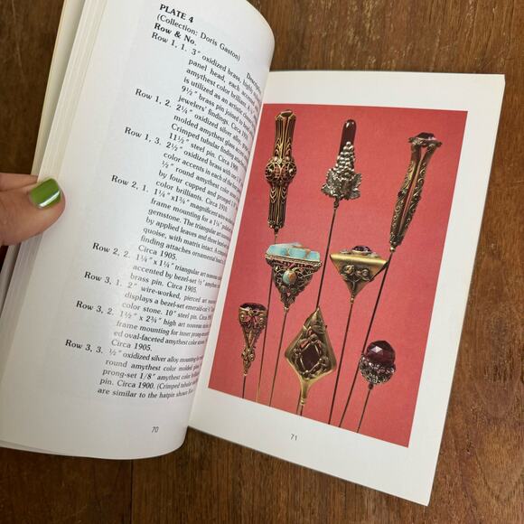 Hat pins and Hatpin Holders Book by Lillian Baker 1990 Value Reference Paperback - Picture 9 of 10